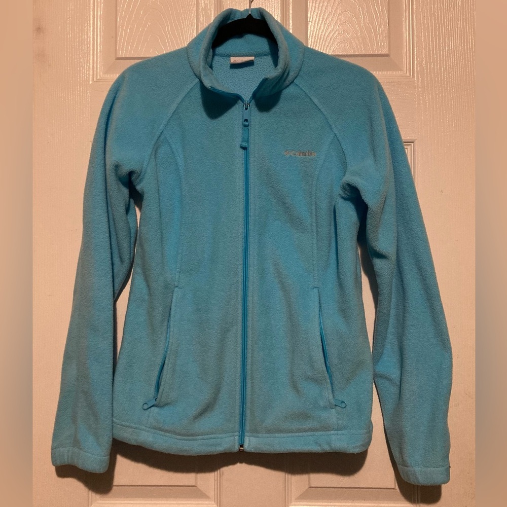 Columbia Light Blue Fleece Jacket